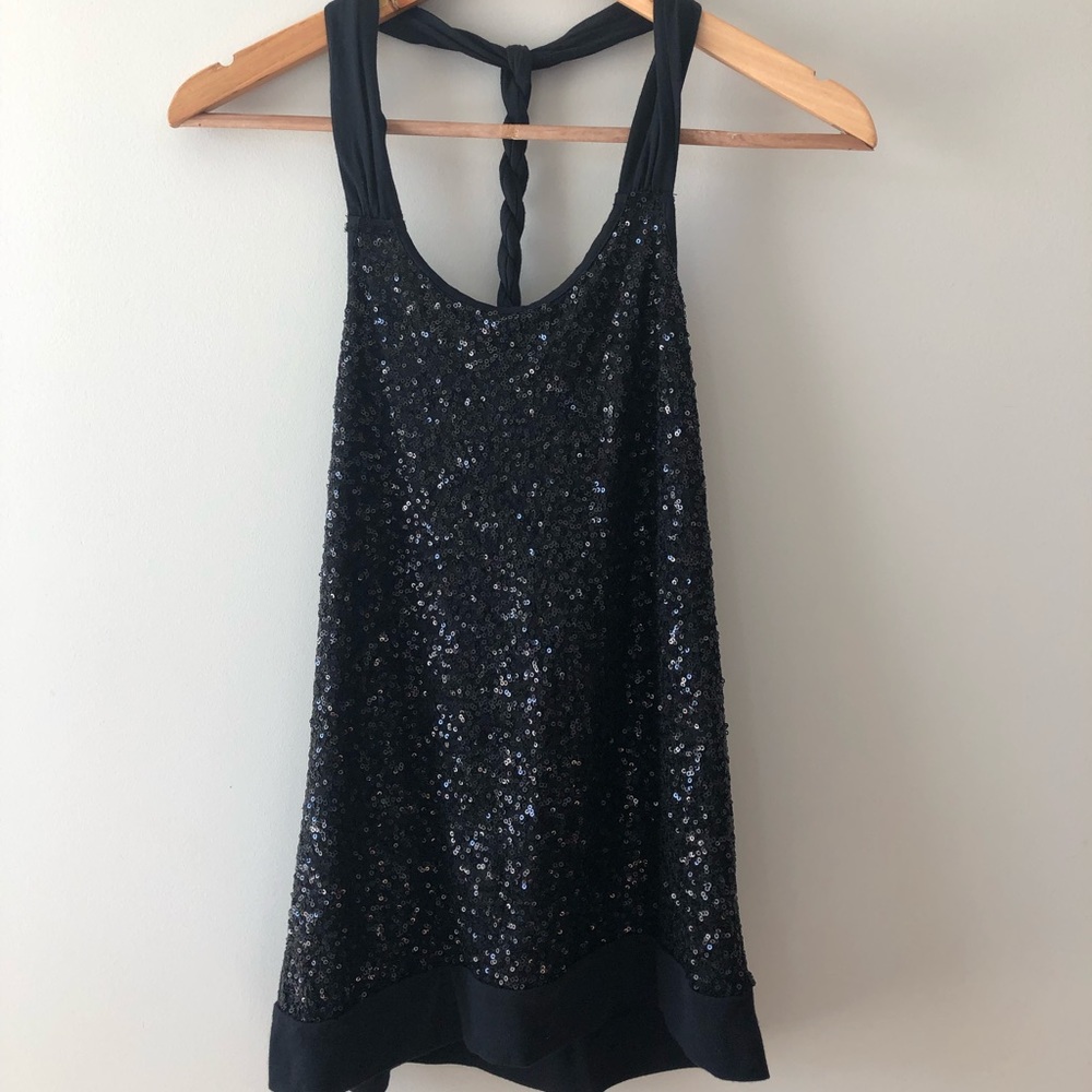 NWT Express Sequined Top Size XS